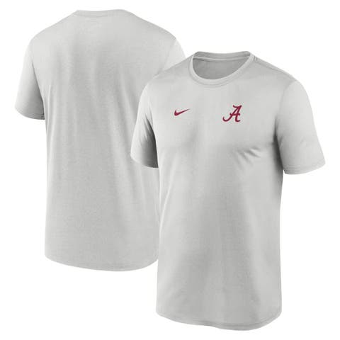 Men's Nike Gray Alabama Crimson Tide 2025 Sideline Small Logo Legend Performance T-Shirt