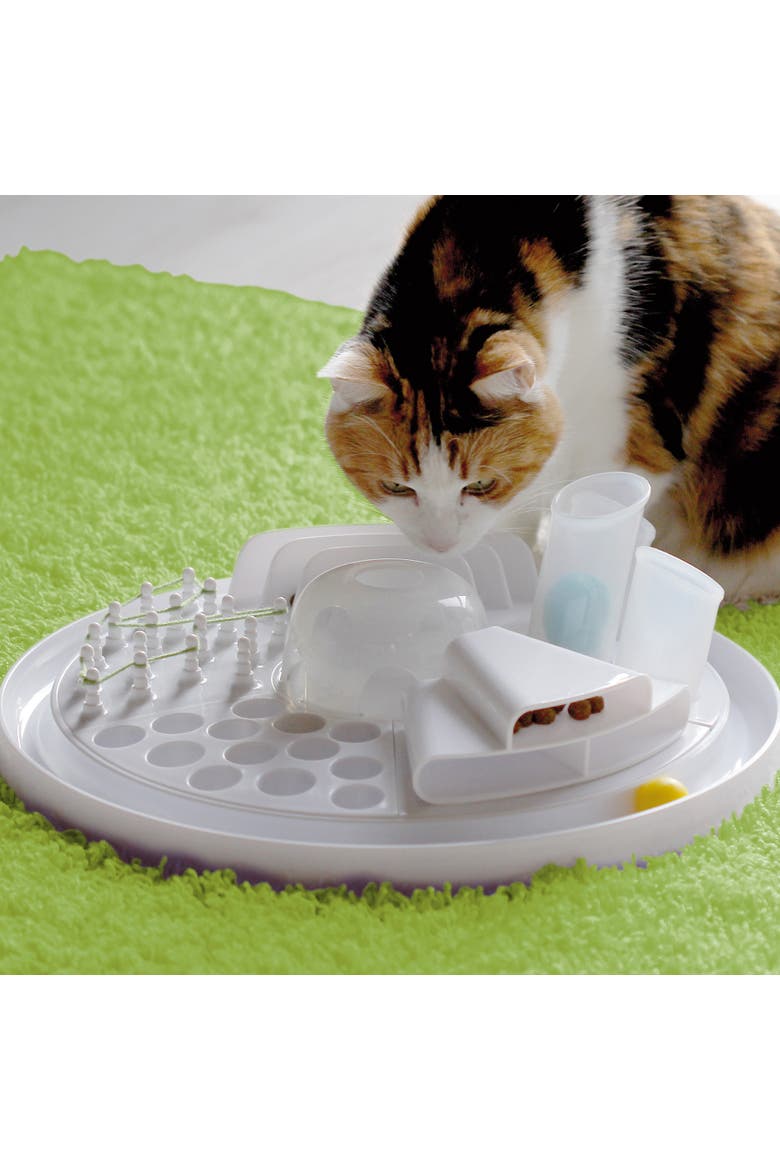 7In1 Deluxe Cat Activity Center, Alternate, color, White