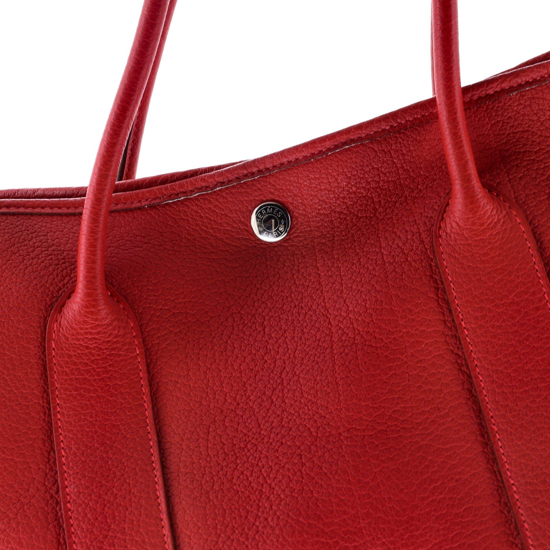 Pre-Owned Hermes Garden Party Tote Leather 36, Alternate, color, 