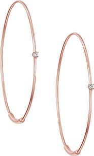 LANA Small Magic Diamond Hoop Earrings