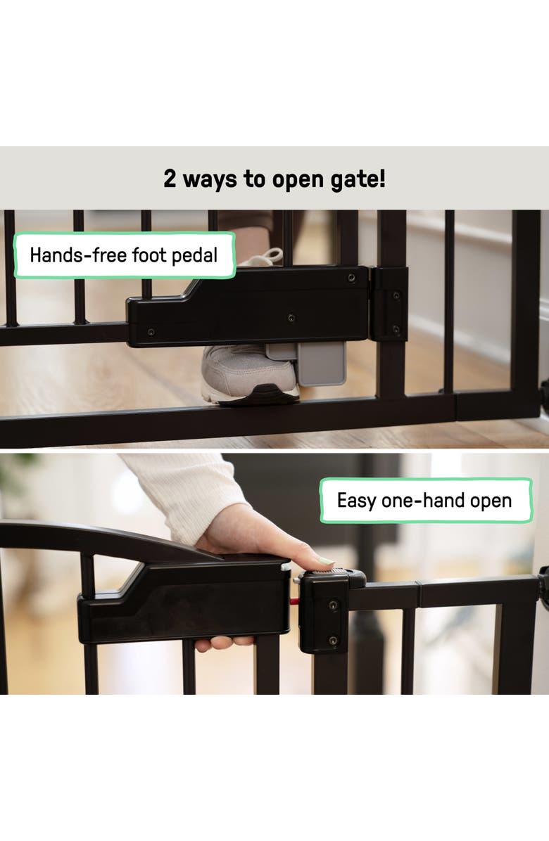 INGENUITY Thruway 52W Series Wide Safety Pet and Baby Gate, Alternate, color, Bronze