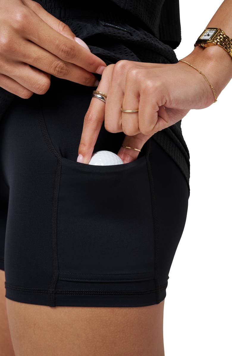 TravisMathew Timeless Breezeblend Skort, Alternate, color, Black