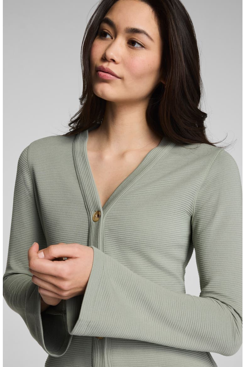 French Rib Cardigan, Alternate, color, SAGE BRUSH