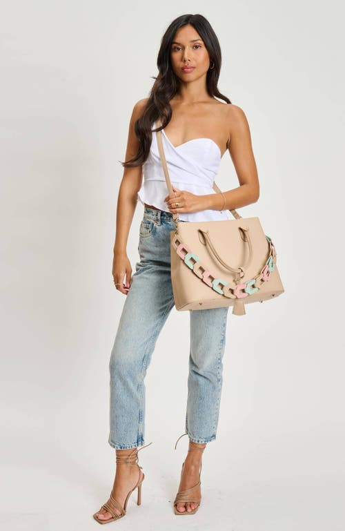 Moda Luxe Regalina Satchel In Natural