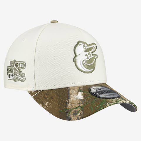 Men's New Era Cream/Realtree Camo Baltimore Orioles 9FORTY A-Frame Adjustable Hat