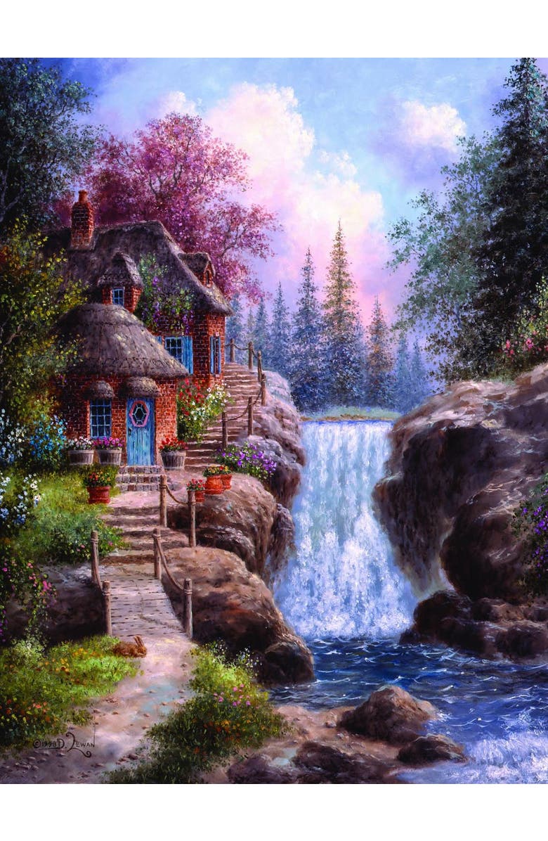 Sunsout Tranquility Falls 1000 piece Jigsaw Puzzle for Adults, Alternate, color, Multicolor