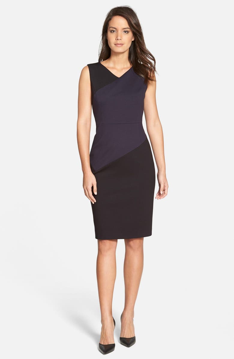 Classiques Entier<sup>®</sup> SUNMOSA PONTE COLORBLOCK DRESS, Main, color, 