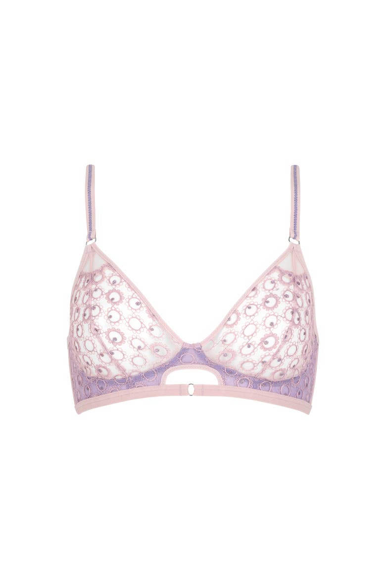 Magique Lace Bralette, Main, color, Lilas