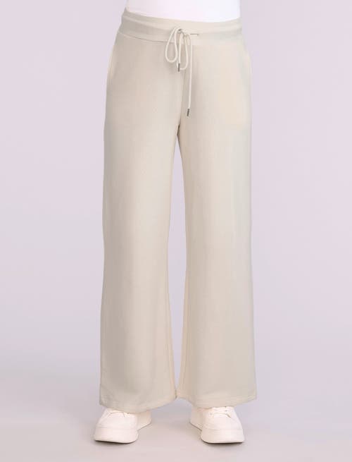 Motherhood Maternity Under The Belly Wide Leg Sweatpants In Neutral