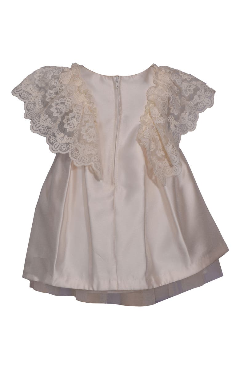 Iris & Ivy Lace Trim Mikado Party Dress, Alternate, color,