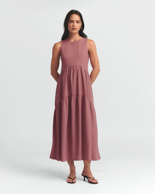 St Mrlo Remi Tiered Dress In Pink