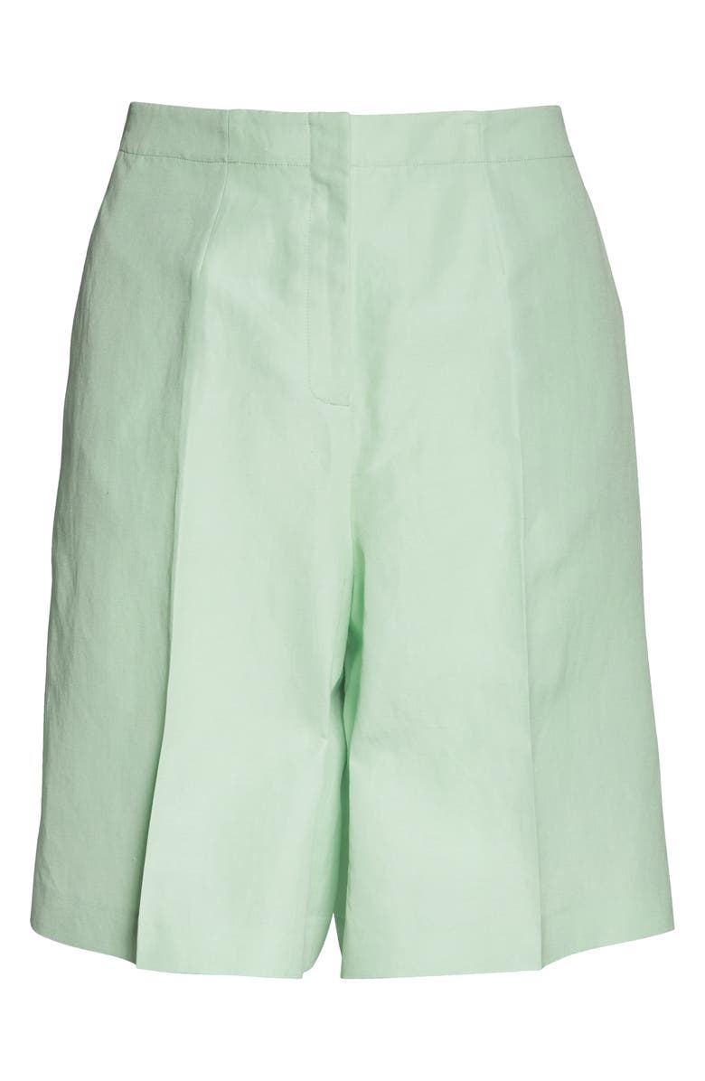 Lafayette 148 New York Ryerson Silk & Linen Bermuda Shorts, Alternate, color,