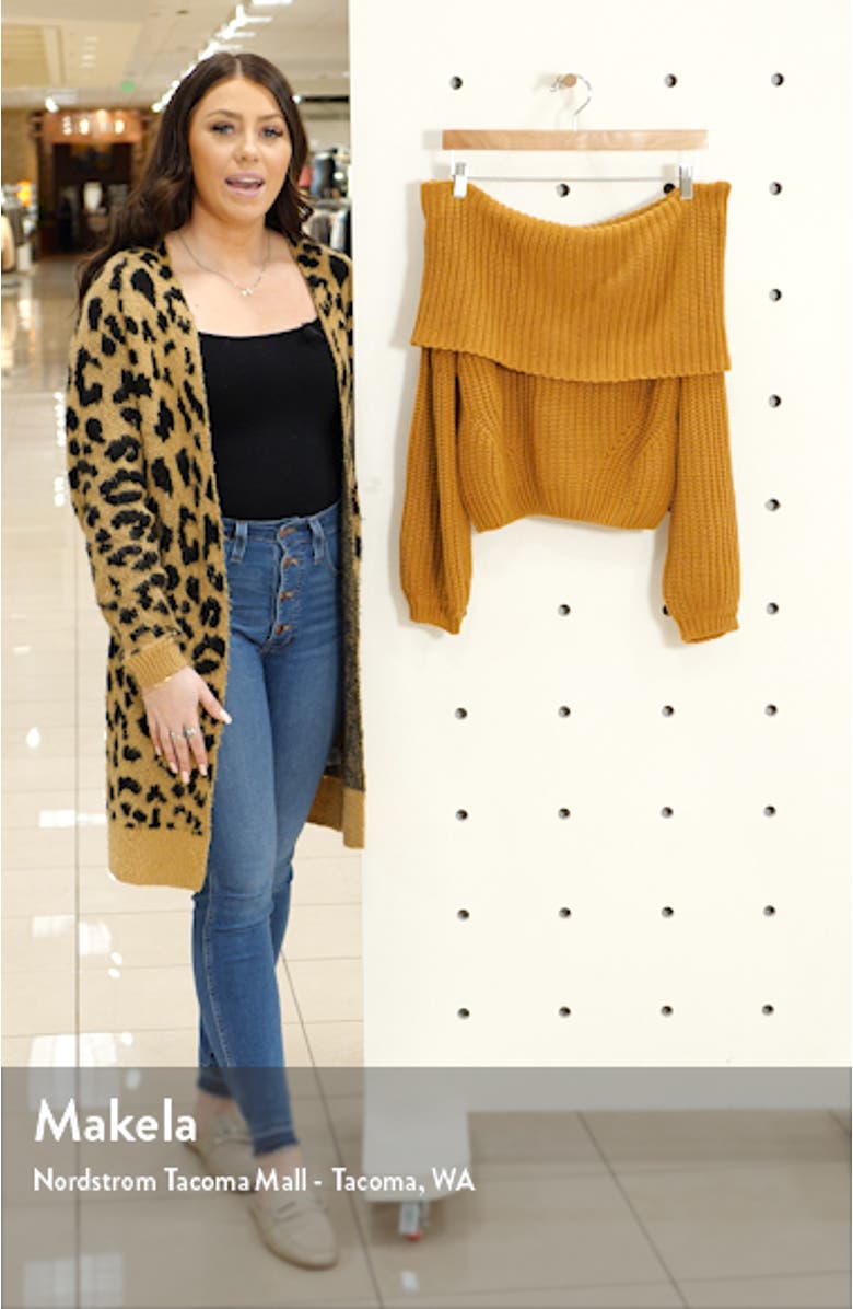 Carmichael Off the Shoulder Sweater, sales video thumbnail