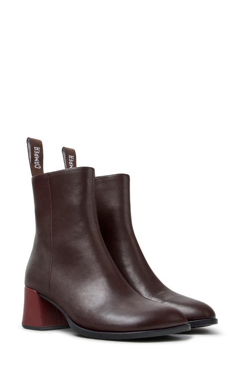 Kora Twins Leather Zip Up Boot