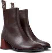 Camper Kora Twins Leather Zip Up Boot