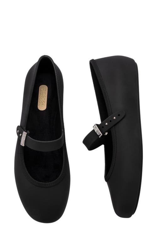 Melissa Soft Ballerina Flat In Black