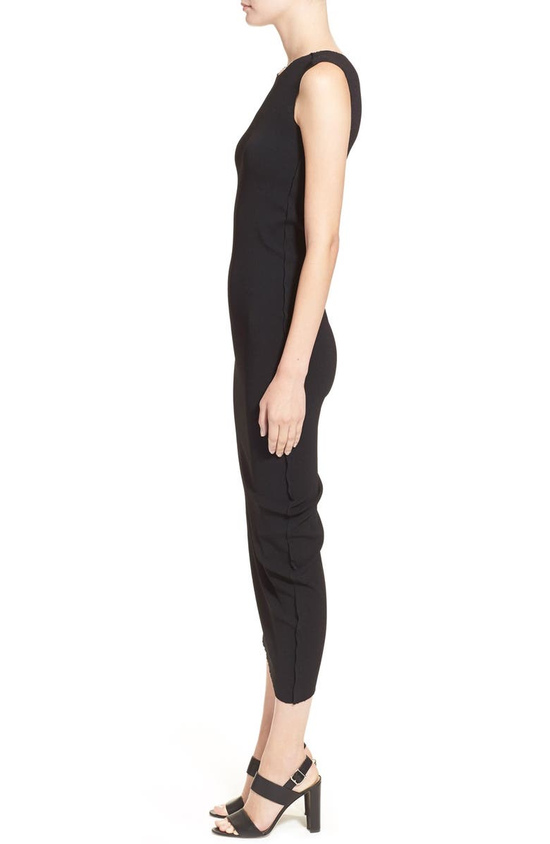 Donna Karan New York Sculpted Crepe Asymmetrical Dress, Alternate, color,