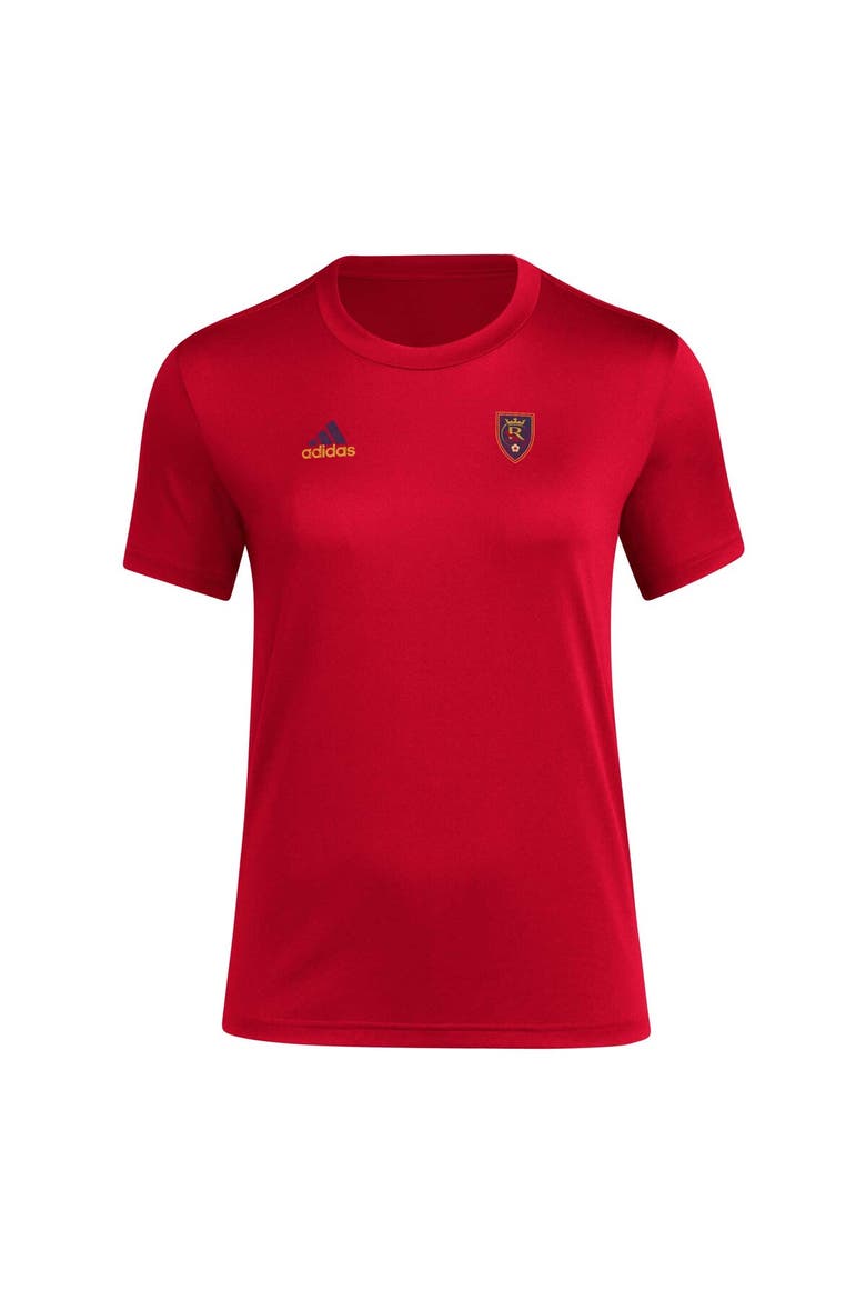 Women's adidas Red Real Salt Lake Local Stoic T-Shirt, Alternate, color, Red