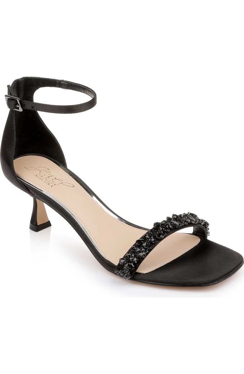 Jewel Badgley Mischka Angel Kitten Heel Ankle Strap Sandal, Main, color,