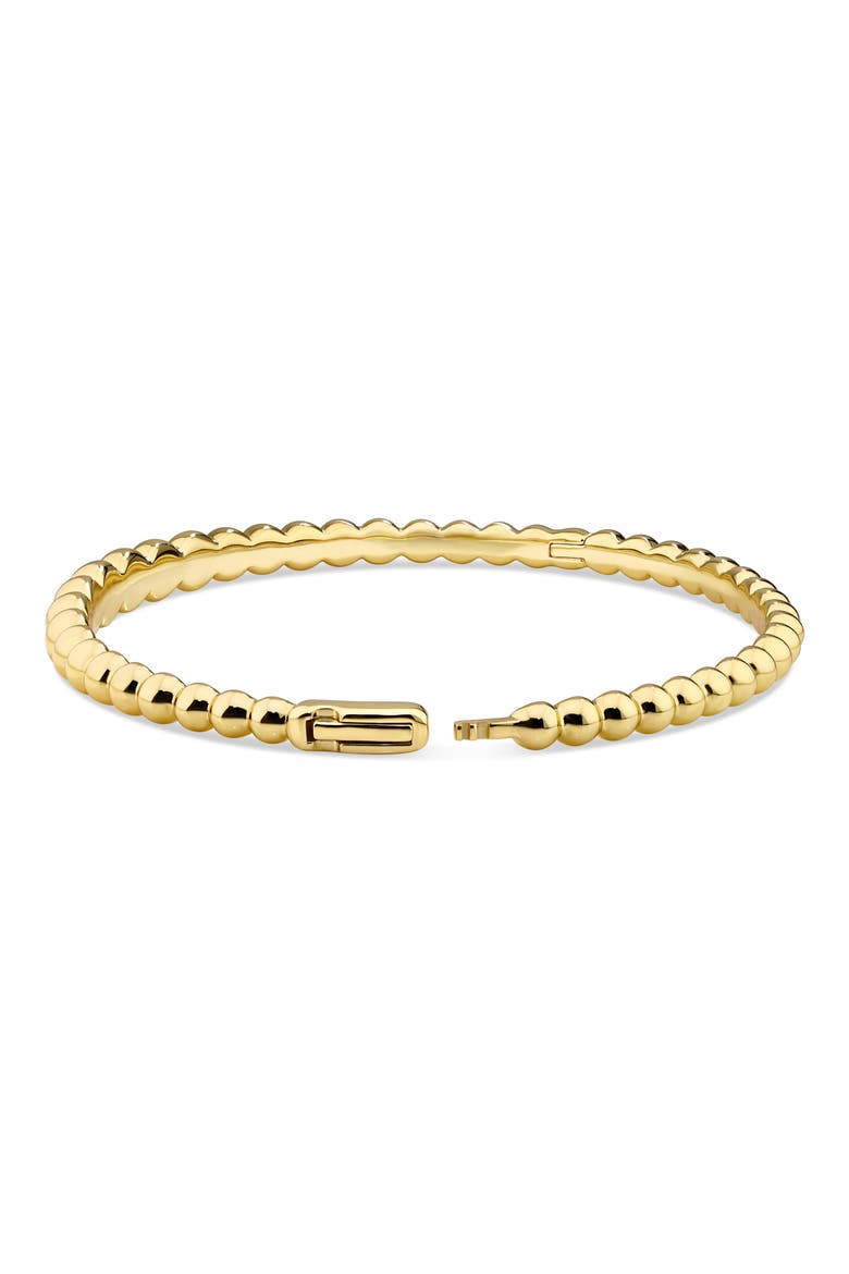 Beaded Ball Bangle Bracelet, Alternate, color, GOLD