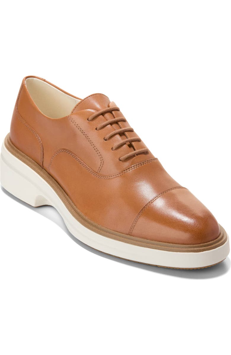 Cole Haan OriginalGrand Cityspectre Cap Toe Oxford, Main, color, Dark Caramel Leather