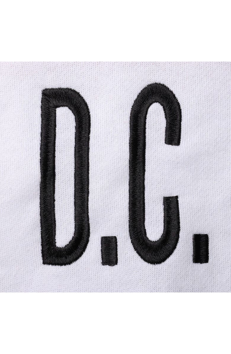 Mitchell & Ness Women's Mitchell & Ness Black D.C. United Color Block Pullover Sweatshirt, Alternate, color, 