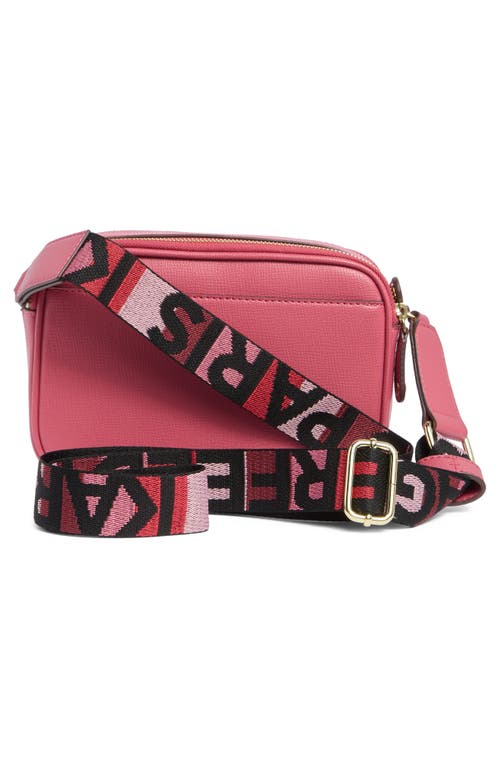 Shop Karl Lagerfeld Paris Maybelle Camera Crossbody Bag In Rose