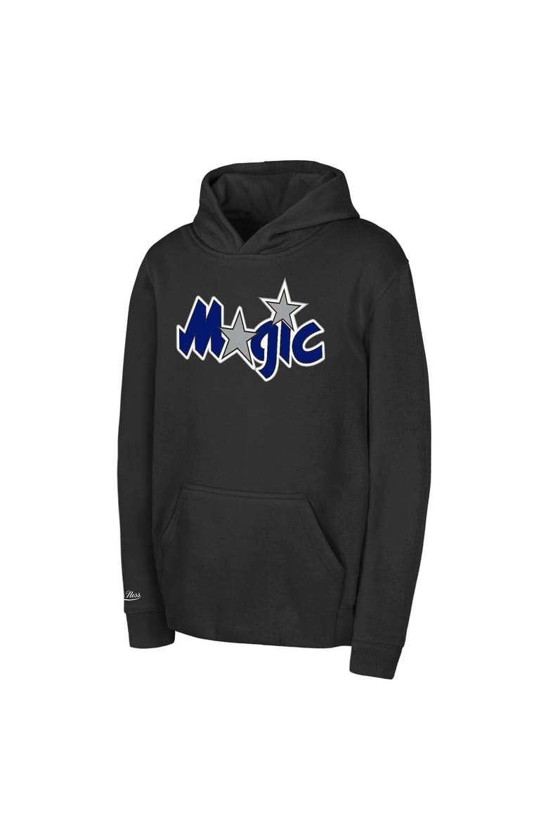 Mitchell & Ness Preschool Mitchell & Ness Black Orlando Magic Retro Logo Pullover Hoodie, Main, color, Black