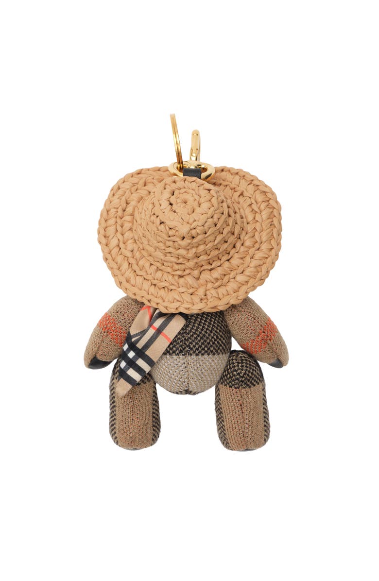 Burberry Thomas Bear Charm, Alternate, color, Sand Beige