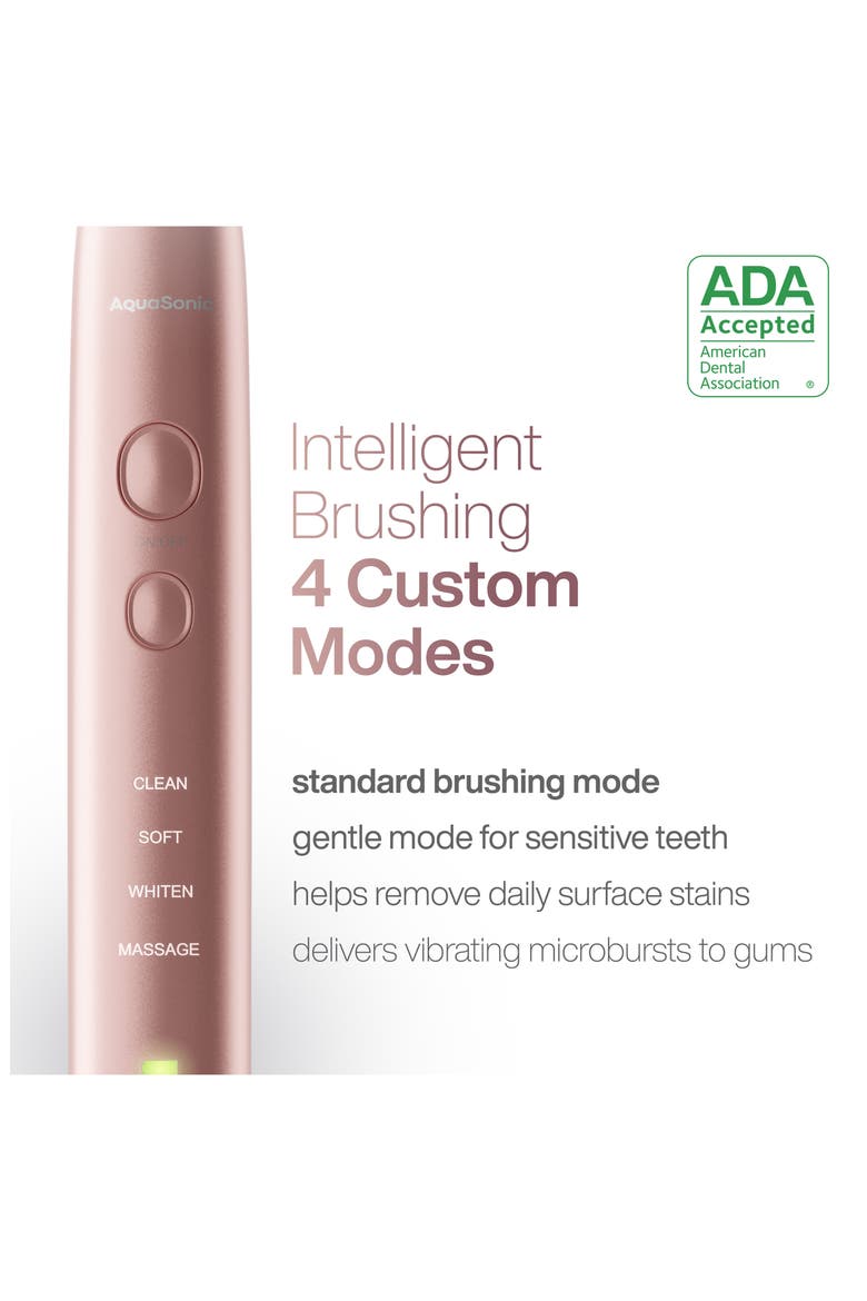 Vibe Series Ultra-Whitening Electric Toothbrush & Aqua Flosser Set, Alternate, color, ROSE GOLD