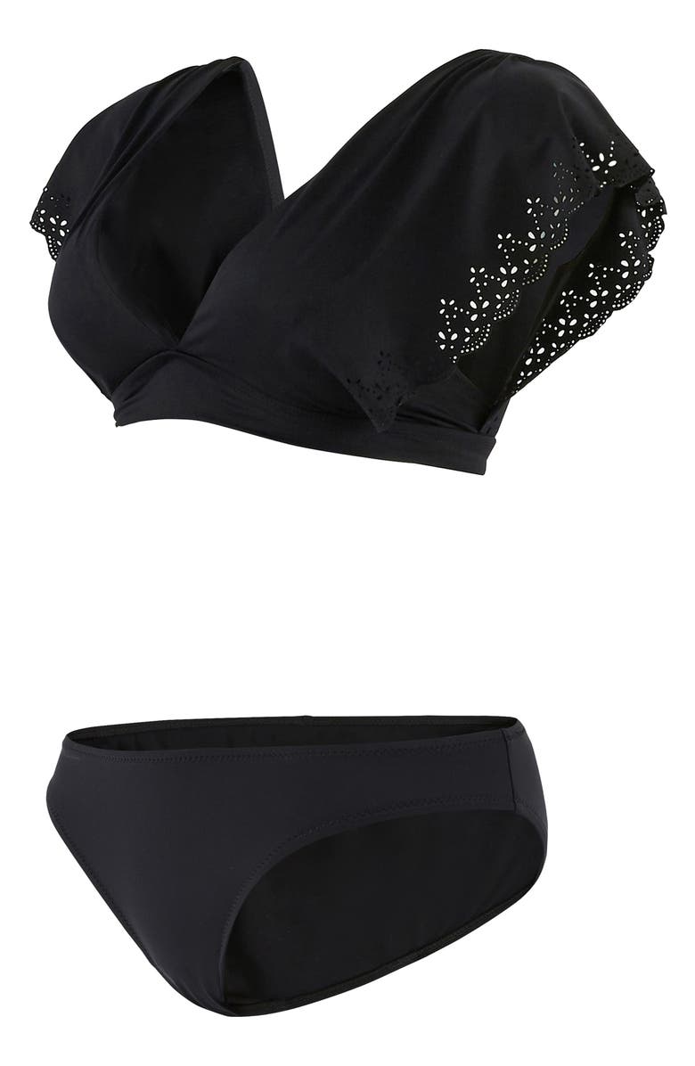 Cache Coeur Bloom Two-Piece Maternity Swimsuit, Alternate, color,