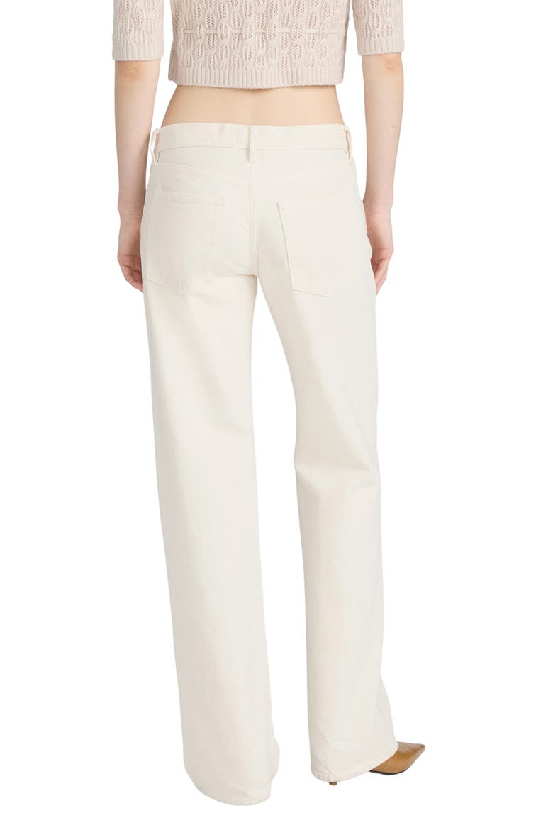 The Saturday Low Rise Relaxed Straight Leg Jeans, Alternate, color, SHELL