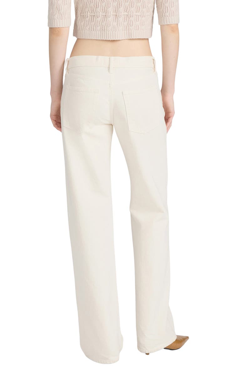 FRAME The Saturday Low Rise Relaxed Straight Leg Jeans, Alternate, color, Shell