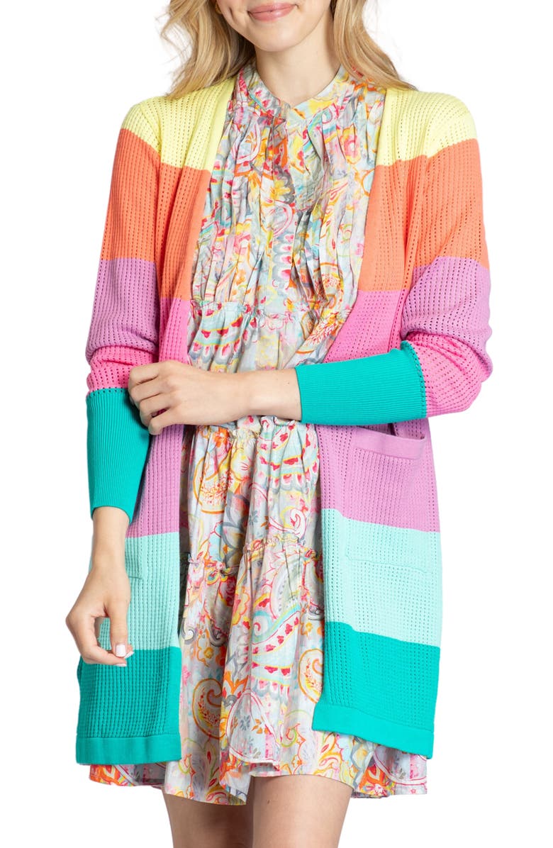 APNY Rainbow Cardigan, Main, color, 