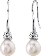The Pearl Source Freshwater Drop Pearl Denise Earrings