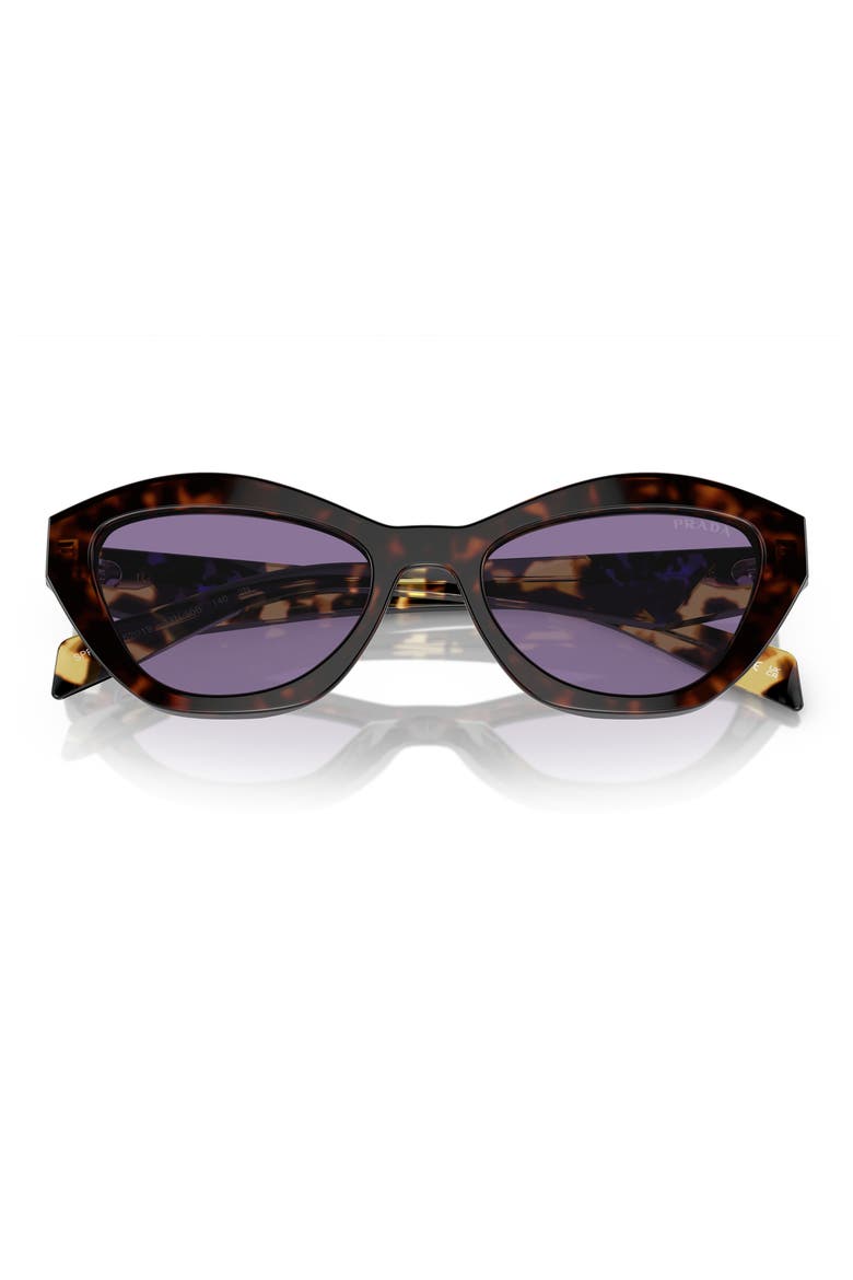 52mm Butterfly Sunglasses, Alternate, color, HAVANA
