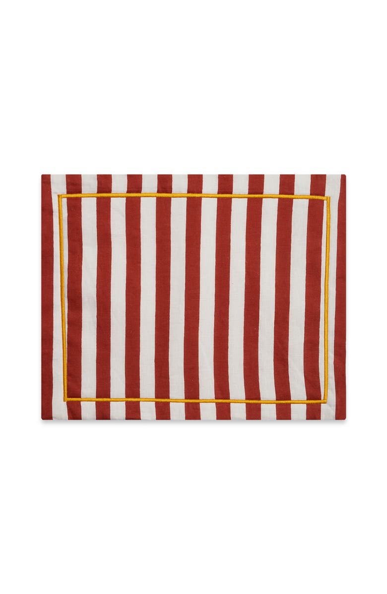La DoubleJ Placemat Set Of 2, Alternate, color, Riviera Mattone Mattone