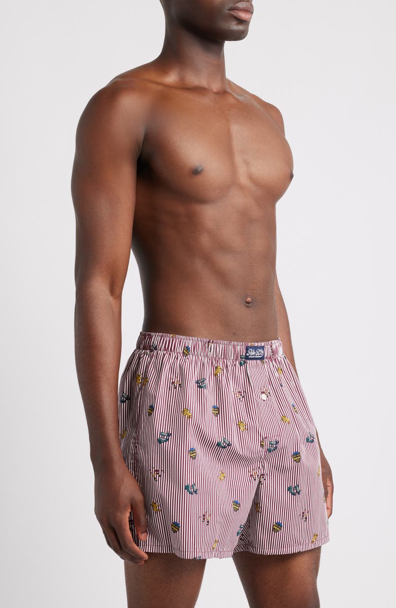 Polo Ralph Lauren Classic Cotton Boxers, Alternate, color, Rugby Bengal Print