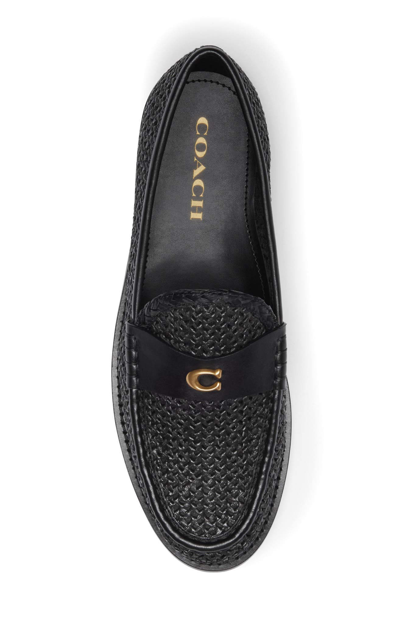 COACH Jolene Raffia Loafer, Alternate, color, 