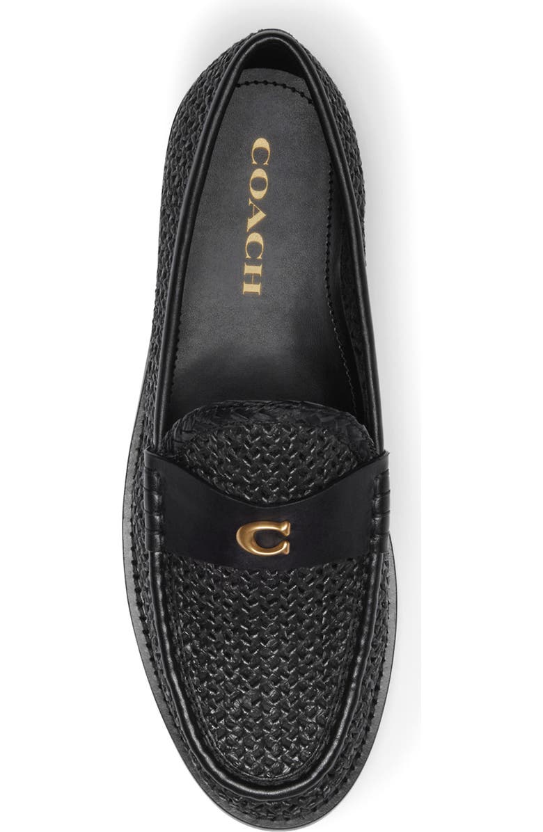 COACH Jolene Raffia Loafer, Alternate, color,