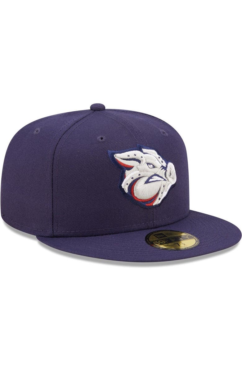 New Era Men's New Era Navy Lehigh Valley IronPigs Authentic Collection 59FIFTY Fitted Hat, Alternate, color, 