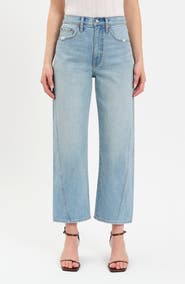 DAZE Westward High Waist Ankle Barrel Leg Jeans