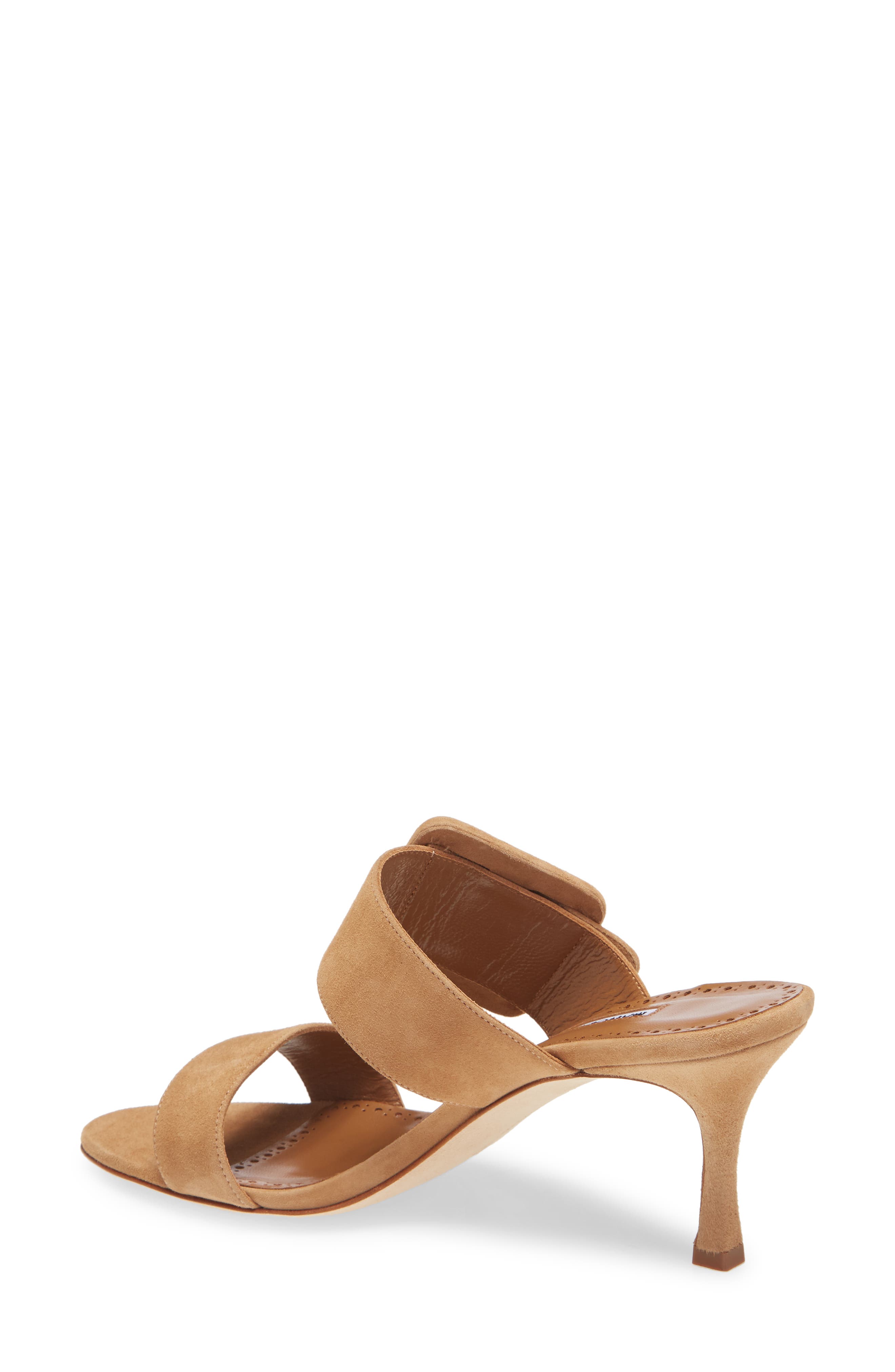 Manolo Blahnik Gable Buckle Slide Sandal, Alternate, color, 