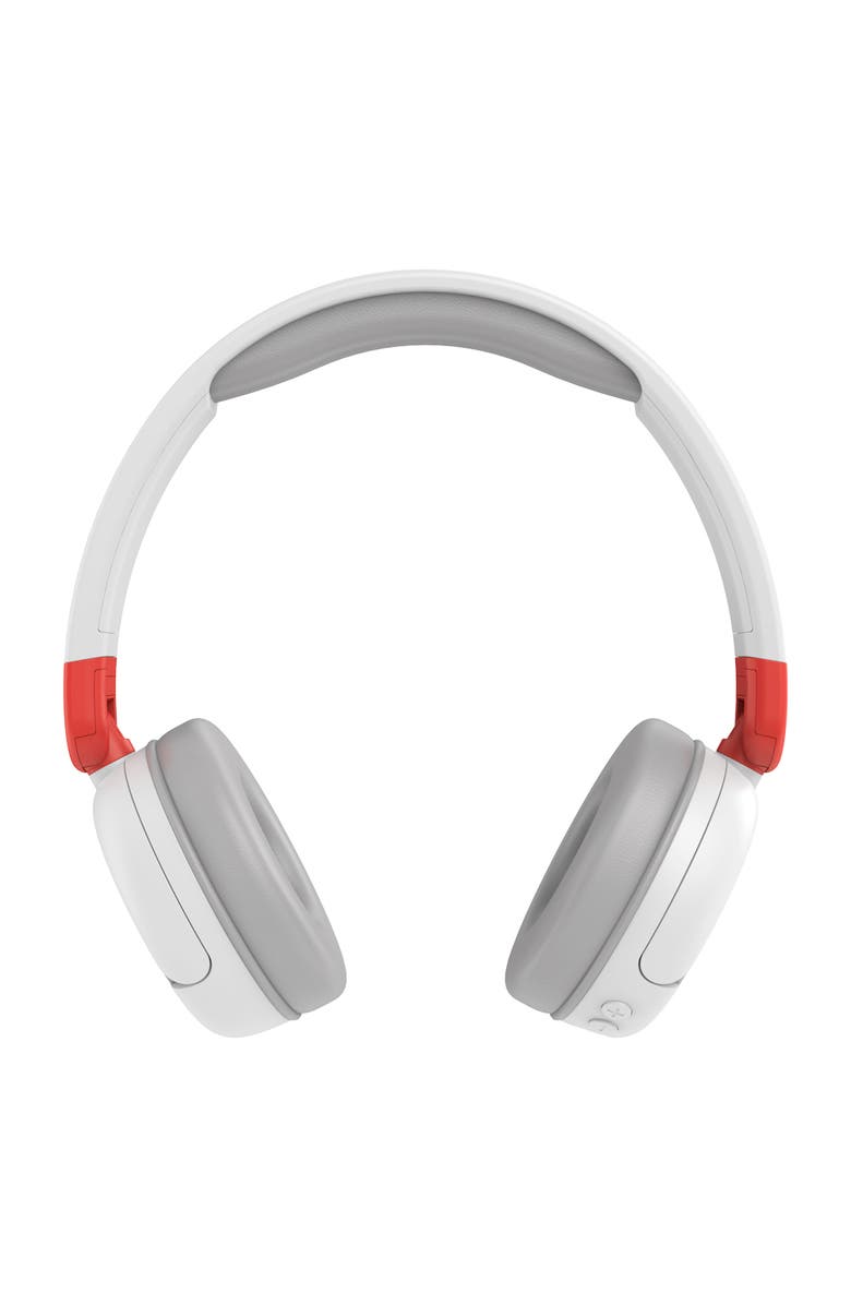 Cubitt Bluetooth Headphones for Kids, Wireless , with Premium Sound Quality, Built In Microphone, 24 hours Playtime, Study Mode and Deep Bass, AUX Cord Black, Alternate, color, White