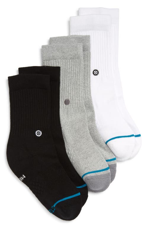 Stance Kids'  Icon 3-pack Assorted Socks In Multi
