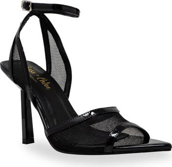 Mesh Ankle Strap Sandal