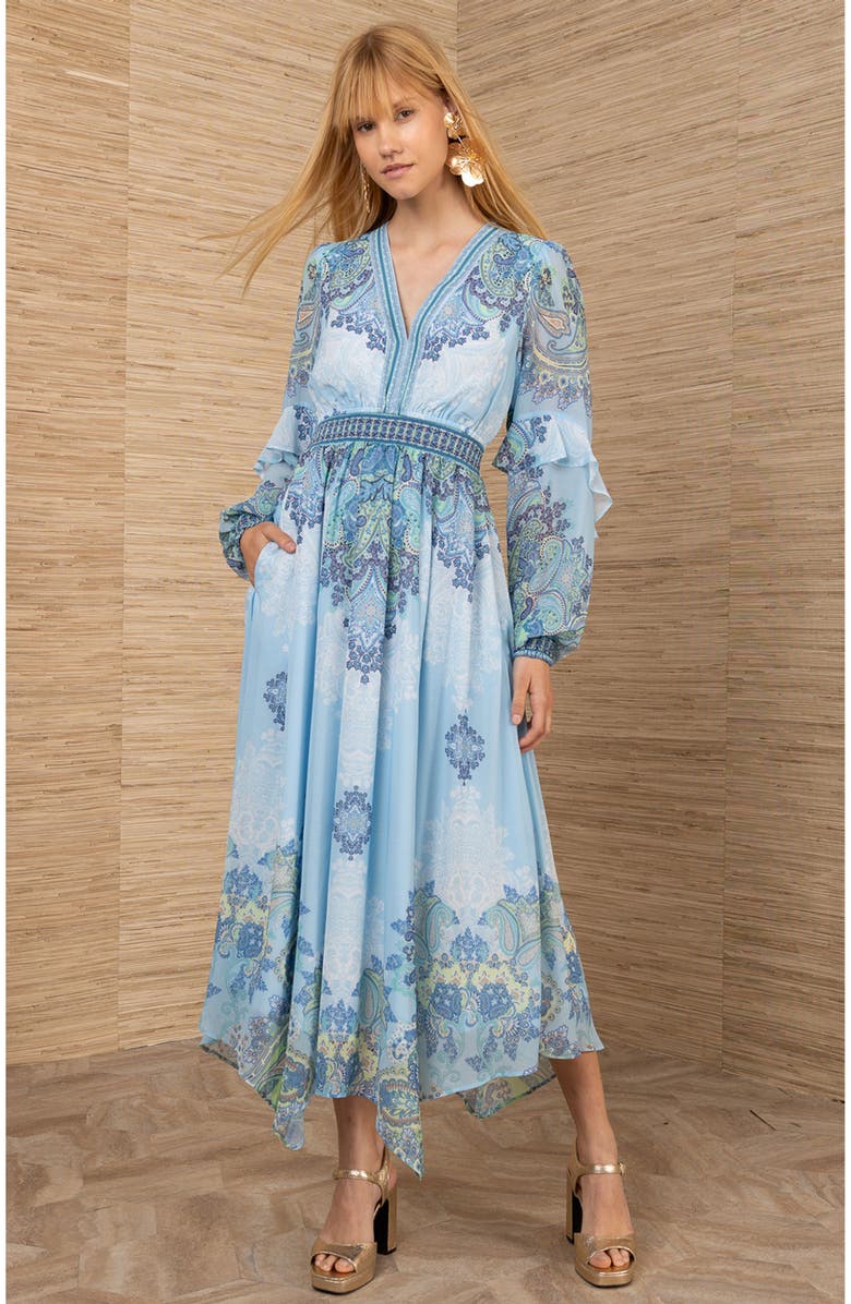 Hale Bob Kamilah Chiffon Dress, Main, color,