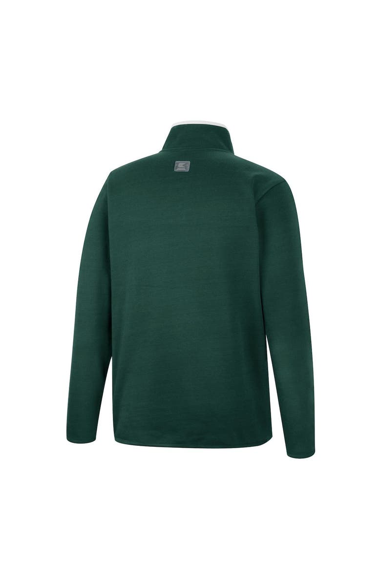 COLOSSEUM Men's Colosseum Green Michigan State Spartans Rebound Quarter-Snap Jacket, Alternate, color, Green