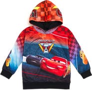 Disney Lightning McQueen Cars Sublimated Pullover Hoodie
