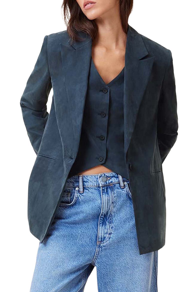 Averie Blazer, Main, color, BLUEBERRY BLUE